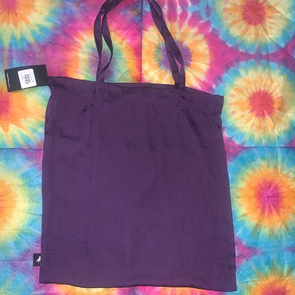 Solid dark Purple reusable bag - Picture 3 of 3